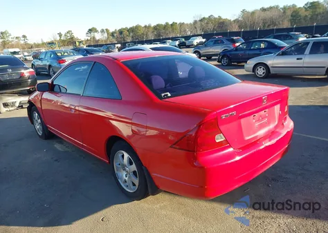 2003 Honda Civic Ex z USA, uszkodzony, nr VIN 1HGEM22913L043493